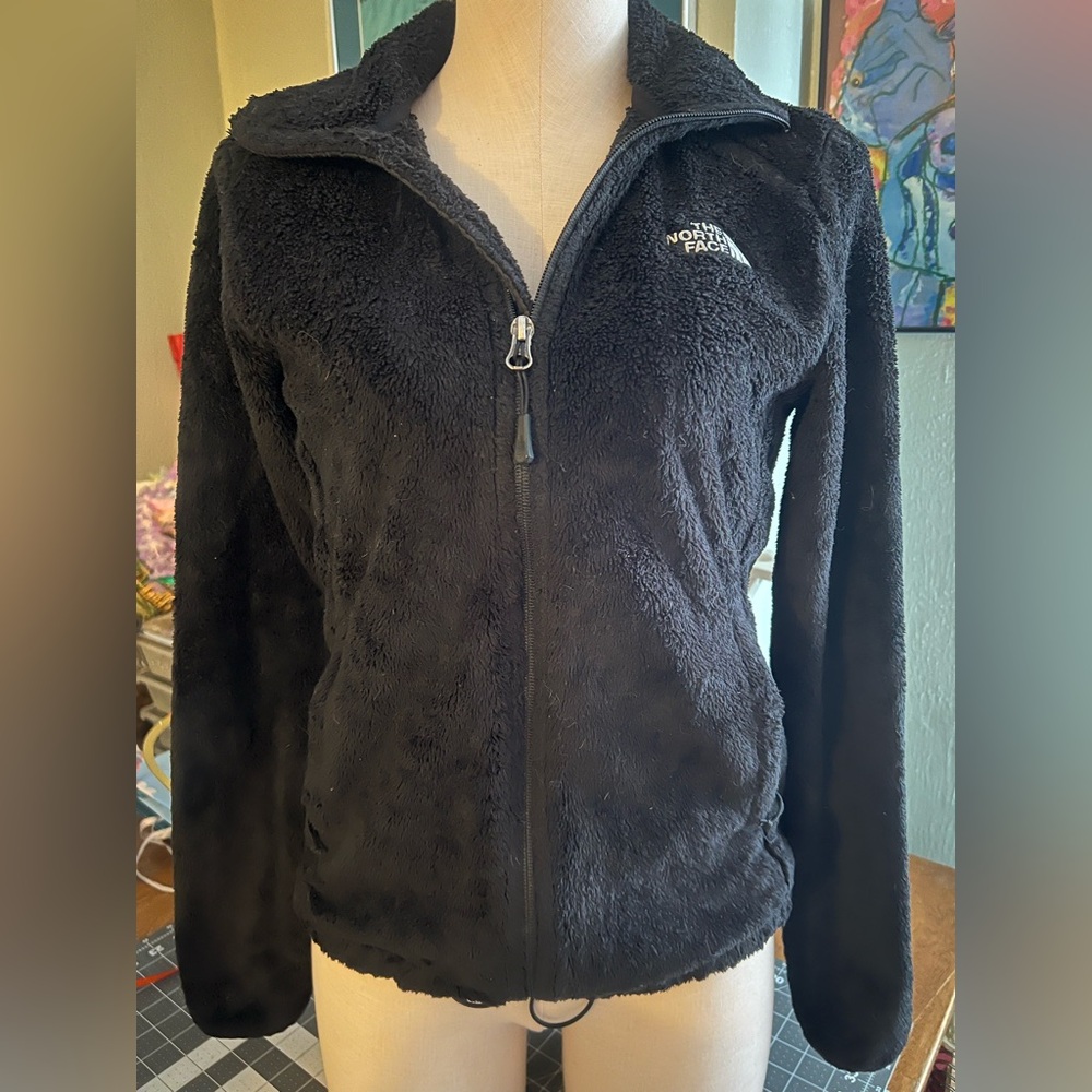 The North Face Black Teddy Jacket Plush Fleece Comfort